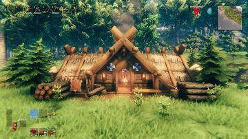 Simple Start Base Valheim Build
