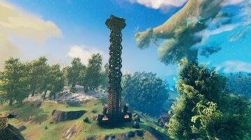 Feather Cape Base Jump Platform Valheim Build
