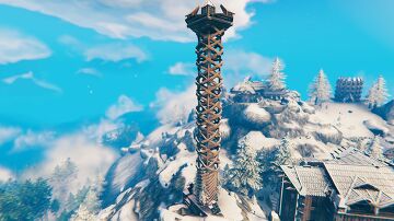 Feather Cape Base Jump Platform Valheim Build