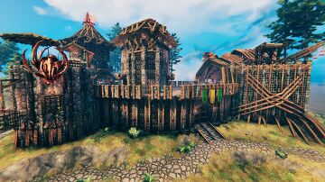 Fluffy's Bunny Castle Valheim Build