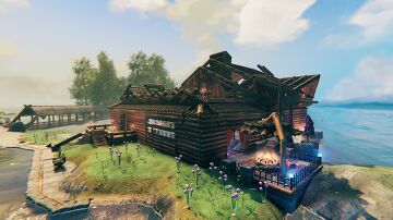 Nick's Retirement Home (Large Starter Base for 6-10) Valheim Build