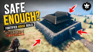 Do You Think This Base Is Safe Enough? | Fortified House Build | VALHEIM Valheim Build