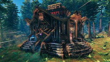 Valr Heimr (The Oval Home) Valheim Build