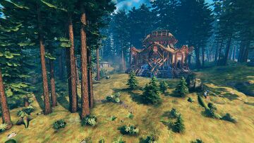 Valr Heimr (The Oval Home) Valheim Build