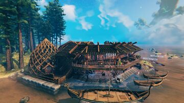 Fishtrap Bistro (So very long ago) Valheim Build