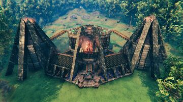Dvergr Military Barracks Valheim Build