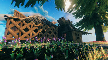 Simple Defense, Beautiful Interior! Valheim Build