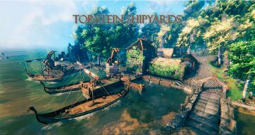 Realm of Rhovanion: Torstein Shipyards Valheim Build