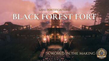Land Fortifications: Black Forest Fort Valheim Build