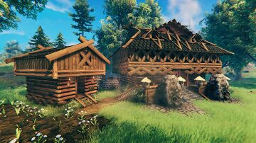 Norwegian Starter Home (For 6 Vikings | Pre-Swamp) Valheim Build