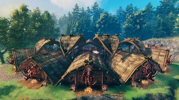 Blómblaðstryggð (Flower Petal Stronghold) Advanced Base for 8-10 Valheim Build