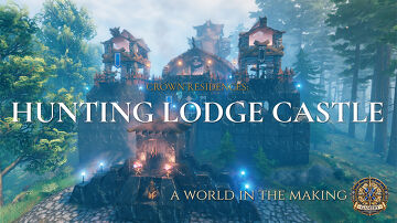 Crown Residences: Hunting Lodge Castle Valheim Build