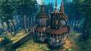 Harry Potter Themed Base Valheim Build