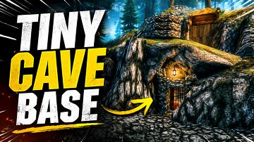 This Tiny Cave Became My Solo Base | VALHEIM Valheim Build