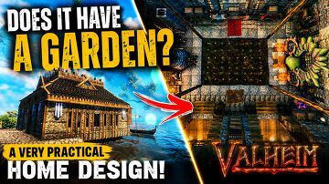 Does It Have a Garden? | A Very Practical Home Design Valheim Build