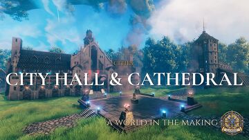 Cities: City Hall & Cathedral Valheim Build