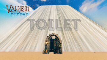 The Backrooms but it's toilets... Valheim Build