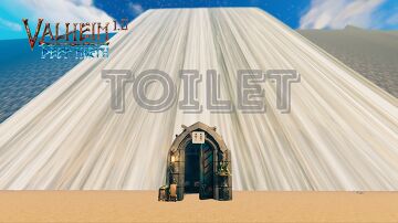 The Backrooms but it's toilets... Valheim Build