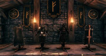 Black Vanilla [Wolf&Padded] Valheim Texture Pack